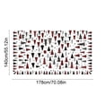 thumbnail image 3 of Antqov Christmas Table Cloth 55x70" Rectangle Winter Holiday Christmas Tablecloth Waterproof Table Cover for Party Picnic Dinner Home Decor, 3 of 6