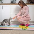 thumbnail image 4 of Sunflower Kitchen Decor Rug Set Set of 2s Waterproof Runner Rugs Washable Apply to Kitchen Sink or Laundry, Sunflower Decorations Indoor Floor Mat 17"x47"+17"x30", 4 of 7
