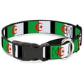 thumbnail image 1 of Buckle-Down Algeria Flags Martingale Dog Collar, 1 of 1