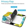 thumbnail image 3 of Square 2Pack PU Leather Pineapple Cruise Luggage Tag with Privacy Cover and Stainless Steel Ring - Suitable for Travel Handbags Backpacks Luggage Tags, 3 of 6