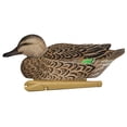 thumbnail image 3 of Avian X Topflight Green-Winged Teal Duck Realistic Floating Decoys, 18 Pack, 3 of 6