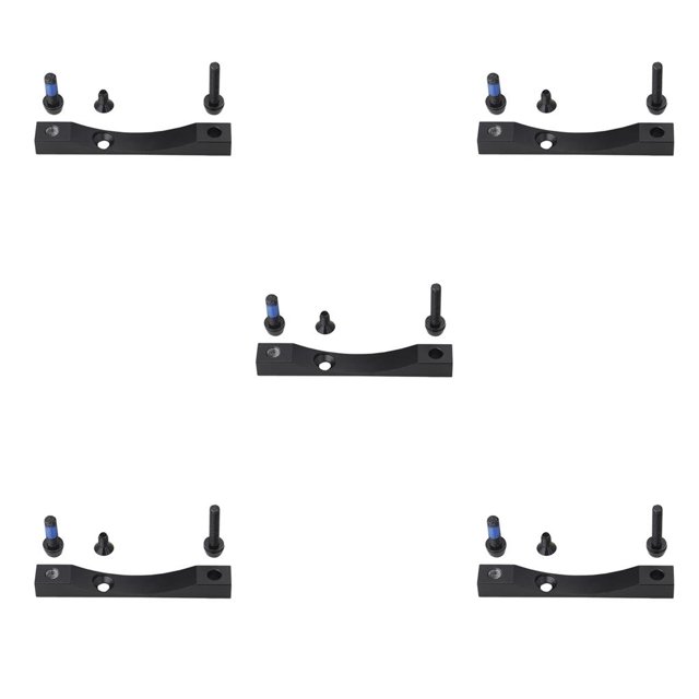 Toystoory Freno hidráulico Scooter a prueba de golpes Soporte de disco de freno de aleación de aluminio para M365 PRO, Negro, Braket Type1 NO1