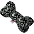 thumbnail image 3 of Mirage Pet 1353-SFTYBN8 Purple Skulls 8 in. Stuffing Free Bone Dog Toy, 3 of 8