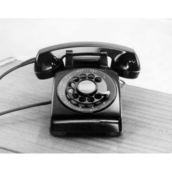Close-up of a rotary phone Canvas Art - (24 x 36)