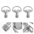thumbnail image 2 of EeaseCA 6PCS 1/4 Inch Folding D-Ring Adapter Screw Cam Tripod Monopod Quick Release Plate for Camera, 2 of 7