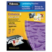 Fellowes Laminating Pouches 3 mils Letter Size 100-Pk