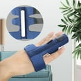 thumbnail image 2 of Attelle Réglable Gâchette Doigt Accolade Tissu Douleur Sangle Fixe pour Redresser Courbé Maillet Relief Fixation Main Support, 2 of 5