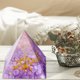 thumbnail image 4 of Fiudx Torre de Energía de Cristal, Pirámide de Piedra Triturada Natural, Acabado Liso Multicolor, Curación y Atracción de Riqueza, Decoración para Sala de Estar U Oficina, Regalo Exquisito, Juego de, 4 of 5