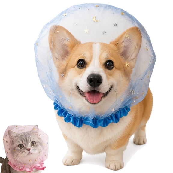 Dog Face Net Cover, Prevents Eating Foreign Objects Outdoors, Lightweight Quick Release Head Cover Protector for Dogs Outdoor Walks Summer Park Travel