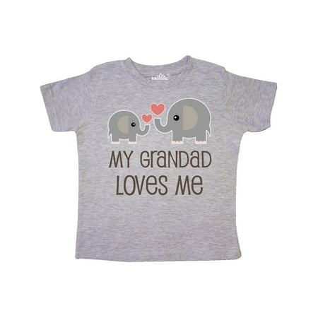 

Inktastic My Grandad Loves Me Gift Toddler Boy or Toddler Girl T-Shirt