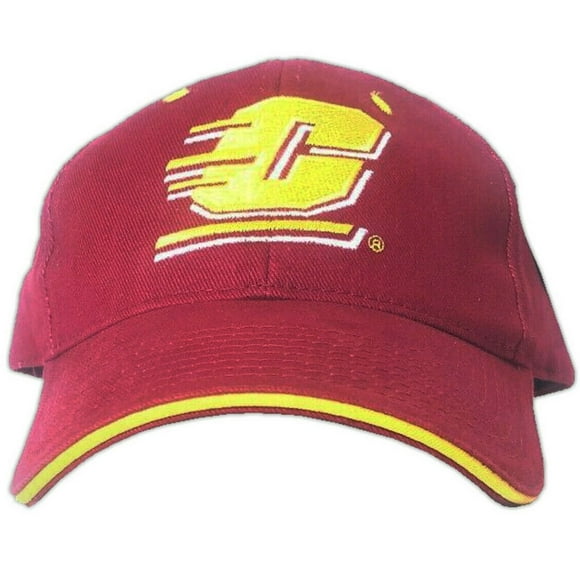 Central Michigan Chippewas Embroidered CMU Strap Adjustable Team Hat