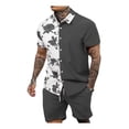 thumbnail image 1 of Conjunto De Camisa De Manga Corta Estampada Para Hombre, 1 of 8