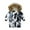 White, variant on XBASW Baby Kids Boys Girls Winter Down Coats Jacket Long Sleeved Mid-Length Down Jacket Coats for 3-12T