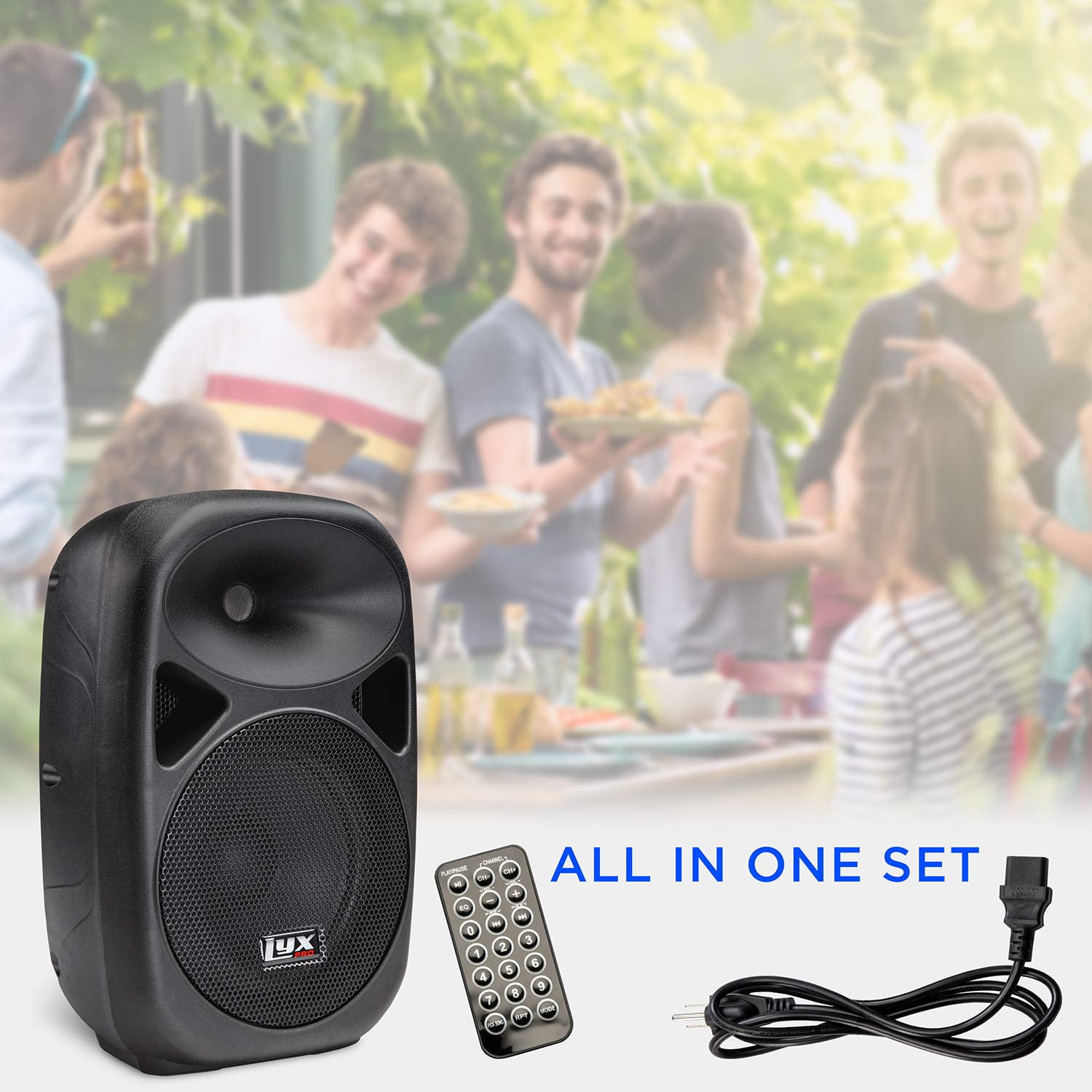 LyxPro SPA-5.5 – Amplificatore Monitor PA Compatto, Mixer 3 Canali, EQ 3 Bande, Usato Ma Tenuto Bene - 5