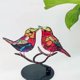 thumbnail image 5 of Decoración duradera para su hogar, estatua de pájaro colorida y metálica con acento de mesa, 5 of 8