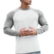 thumbnail image 5 of pstuiky manga larga para hombre, Suéter informal de moda para hombre, color liso, manga larga y cuello redondo. top de hombre m, 5 of 5