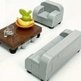 thumbnail image 3 of Small Building Block Scene Living Room Sofa TV, 3 of 5