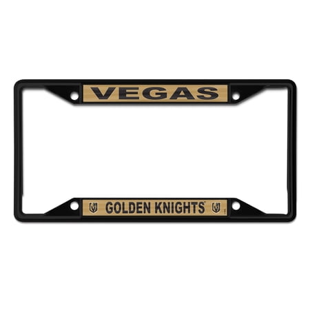 WinCraft Vegas Golden Knights Chrome Colored License Plate Frame