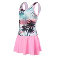 thumbnail image 2 of Maillot de Bain Fille 1 Pce Graphique Fleur Séchage Rapide 9-10 Ans, 2 of 7