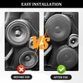thumbnail image 4 of Housse de Haut-Parleur de Voiture, 4 Pcs Protection Ronde 180mm pour Bricolage, 4 of 7