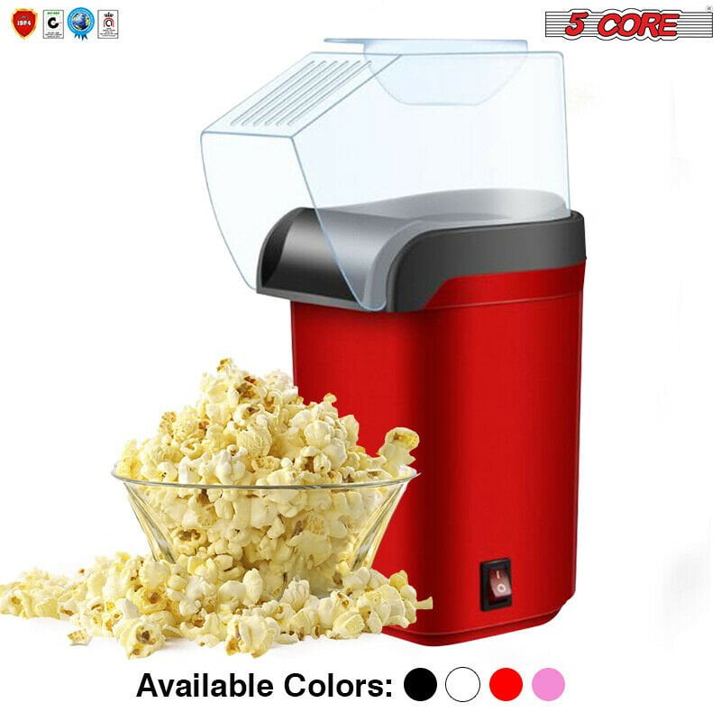 5 Core Hot Air Electric Popcorn Machine Popper Kernel Corn Maker BPA
