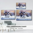 thumbnail image 5 of Gonna Be in Trouble - Framed Gallery Wrapped Holiday Canvas - 27 x 41 - Silver Frame, 5 of 9