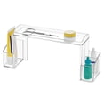 thumbnail image 4 of Organizador de armario de baño mDesign de plástico de 2 niveles, paquete de 2, 4 of 5