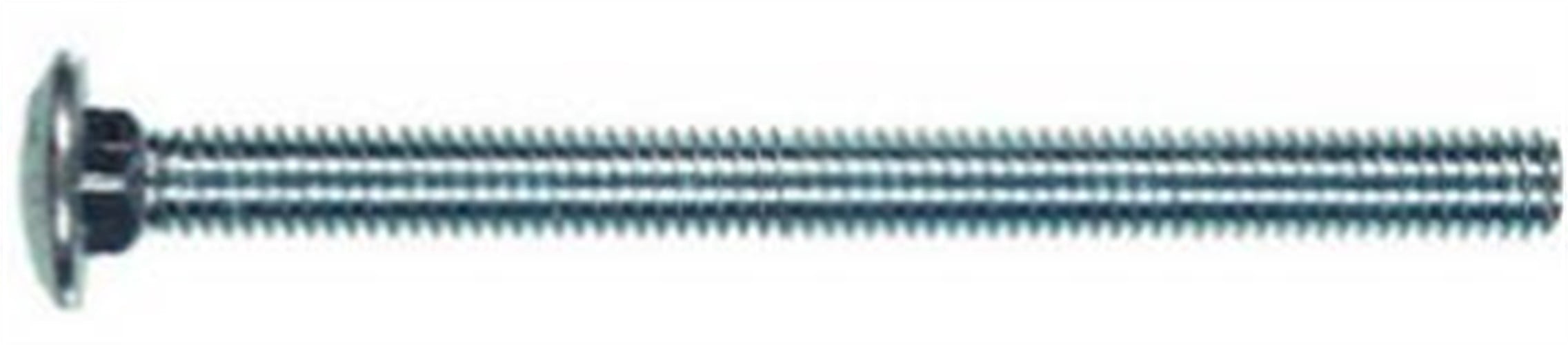 Hillman Carriage Bolt Zinc-Plated Steel - Rust Resistant - 100 Pack, 1/4 in x 1-1/2 in
