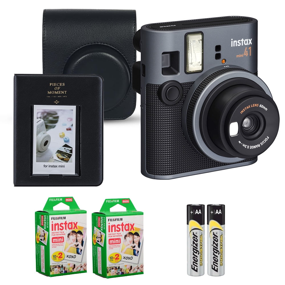 Fujifilm Instax Mini 12 Camera White, Set with 40pk Film, Strap