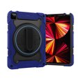 thumbnail image 2 of Tablet Case for iPad Air 4 10.9/Pro 11 2018/2020/2021, Heavy Duty Shockproof Protective Case with 360 Degree Swivel Kickstand & Hand Strap Ikkle iPad Air 4 10.9/Pro 11 2018/2020/2021, 2 of 8