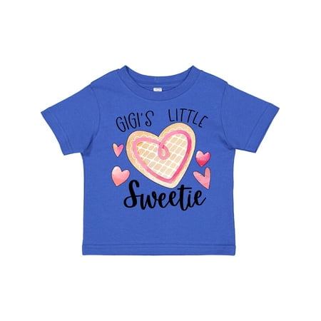 

Inktastic Gigi s Little Sweetie with Pink Heart Cookie Gift Toddler Boy or Toddler Girl T-Shirt