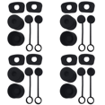 thumbnail image 1 of Nuevo Juego 6 Piezas Juego 6 Piezas Accesorios Tapón Antiderrames para Tazas Al Aire Libre Tapón Antiderrames Silicona para (negro), 1 of 5