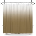 thumbnail image 5 of Lfeey Brown and White Ombre Shower Curtain with 12 Hooks, Waterproof and Washable Decorative Shower Curtain for Bathroom, 72x78 inches, 5 of 5