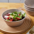 thumbnail image 6 of Stone Lain Jade Stoneware 16 Piece Dinnerware, Dish Set with Service for 4, Taupe, 6 of 6