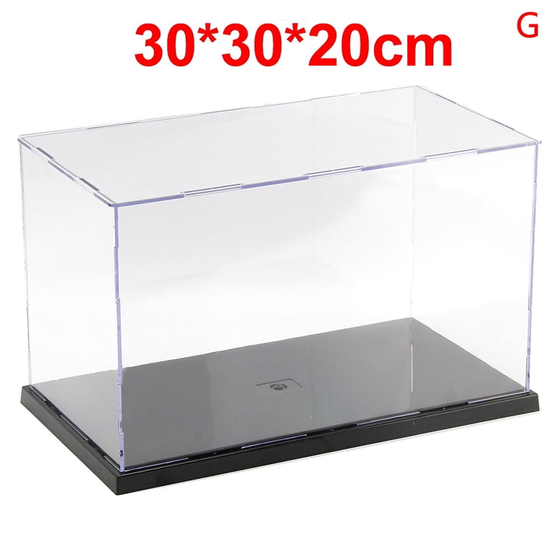 Acrylic Case Motorcycle Model Car Display Boxes Dustproof Storage Box Clear 20cm 