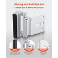 thumbnail image 3 of VEVOR Door Reinforcement Lock, 2 Pack Home Security Door Lock, with 3 Inch Stop Withstand 800 lbs of Force, with 8 Screws, for Inward-Opening, Aluminum Alloy, Add Extra High Security to Your Home, 3 of 9
