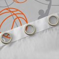 thumbnail image 4 of Castle Fairy Children Teens Adults Eat Sleep Basketball Black Out Curtains,Grey Orange Curtains Pack of 2 (42x63 Each),Sport Gamer Bedroom Curtains,Ultra Soft Home Decor, 4 of 6