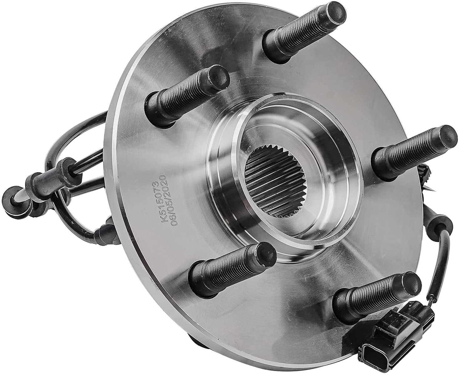 Detroit Axle - 2 Front Wheel Bearing Hubs for 2002-2005 Dodge Ram 1500, Replacement 2003 2004 Ram 1500 4-Wheel ABS Wheel Bearing and Hubs Assembly, Pair Hubs