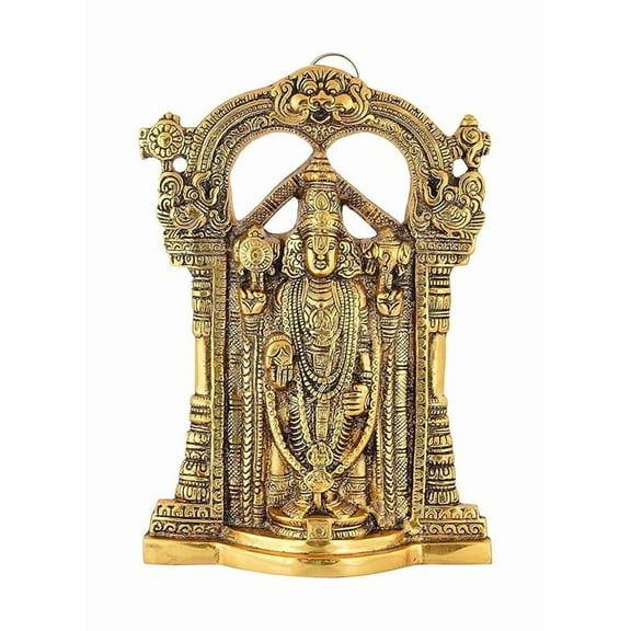 Swadeshi Desire Tirupati Balaji, Sri Venkateswara Idol, Spiritual Home Decor Decorative Showpiece - 24 cm
