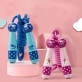 thumbnail image 2 of Bangcool Kids Jump Rope Lovely Cartoon Adjustable Wood Handle Skipping Rope Exercise Rope, 2 of 10