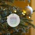 thumbnail image 7 of 3drose, Birds Taking Valentine Mailbox Happy Valentines Day Flowers Pink, Blue, Red, Circle Porcelain Ornament, 7 of 7