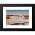 thumbnail image 2 of Yoshida Hiroshi 18x14 Black Modern Framed Museum Art Print Titled - Ancient Ruins of Athens (1925), 2 of 5