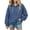 A-Navy, variant on SYwaren Oversized Sweatshirt for Women Hoodie Pullover Long Sleeve Casual with Pockets Solid Color Tops