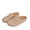 Khaki, variant on Beige Women'S Mesh Casual Flats Round Toe Slip On Breathable Hollow Out Versatile Mules Comfortable Walking Shoes Outdoor