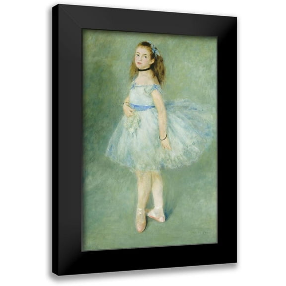 Renoir, Pierre-Auguste 10x14 Black Modern Framed Museum Art Print Titled - The Dancer, 1874
