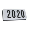 thumbnail image 4 of Yosemite Home Decor 2 Lights Exterior Lighting in White Frame with Black Numbers, 4 of 4