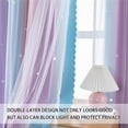 thumbnail image 2 of Cortinas opacas XiDi Dream Star para habitación infantil 132 cm de ancho x 183 cm de largo, 2 of 8