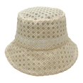 thumbnail image 3 of Beige Solid Mesh Bucket Hat, 3 of 3