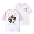 thumbnail image 1 of Playera Hello Kitty and Friends para Niñas Manga Corta Blanco Rosa Talla 10, 1 of 8