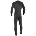 thumbnail image 2 of O'Neill Men's Hyperfreak 4/3mm Chest Zip Full Wetsuit L-Tall Gunmetal/ghost green (5344), 2 of 3